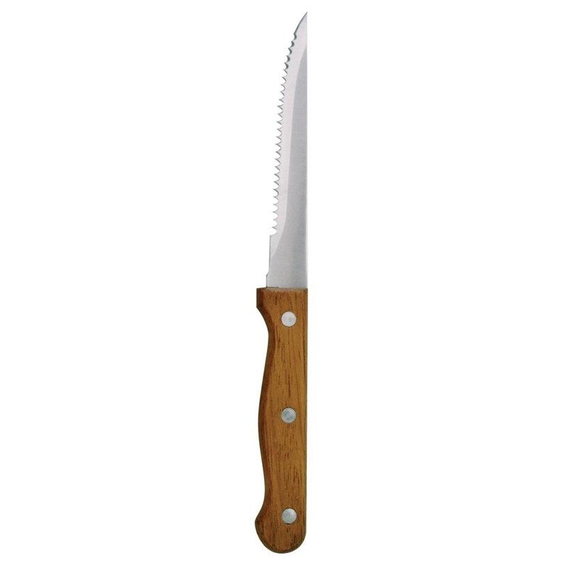 Olympia steak knife with wooden handle