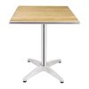Bolero mesa quadrada tampo freixo 60 cm