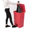 Jantex afvalemmer rood 87 liter