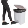 Jantex afvalemmer wit 45 liter
