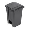 Caixote do lixo Jantex preto 45 litros