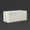 Jantex C-gevouwen handdoeken 2-laags wit