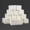 Jantex C-gevouwen handdoeken 2-laags wit
