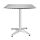 Bolero quadratischer Bistrotisch aus Edelstahl 70cm