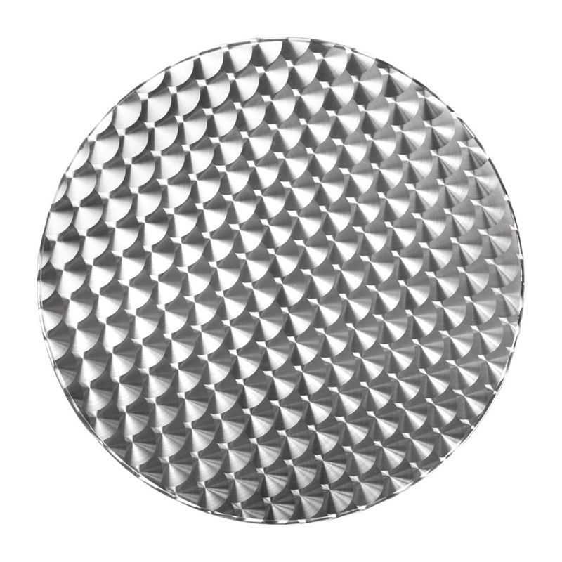 Mesa redonda Bolero con tapa abatible de acero inoxidable 60 cm