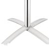 Mesa redonda Bolero con tapa abatible de acero inoxidable 60 cm