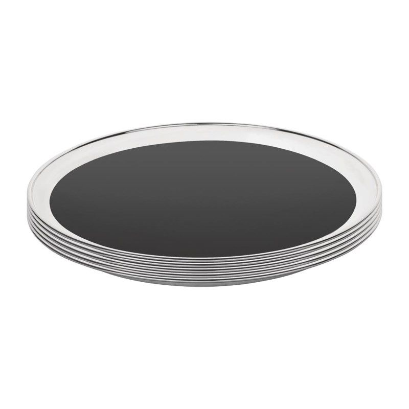 Olympia RVS antislip dienblad rond