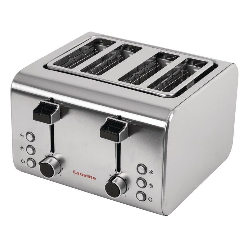 Grille-pain Caterlite 4 fentes en acier inoxydable