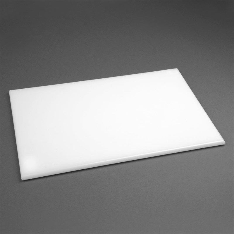 Deska do krojenia HDPE Hygiplas biała - mała