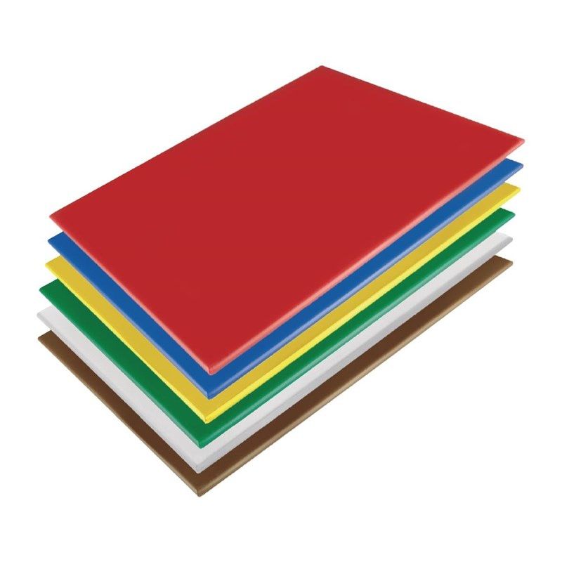 Juego de tablas de cortar Hygiplas LDPE 600x450x10 mm