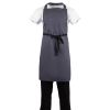 Whites halterschort polyester-katoen grijs