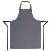 Whites halterschort polyester-katoen grijs