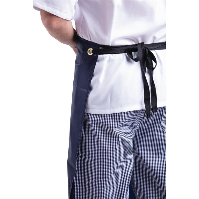 Whites waterdicht schort blauw