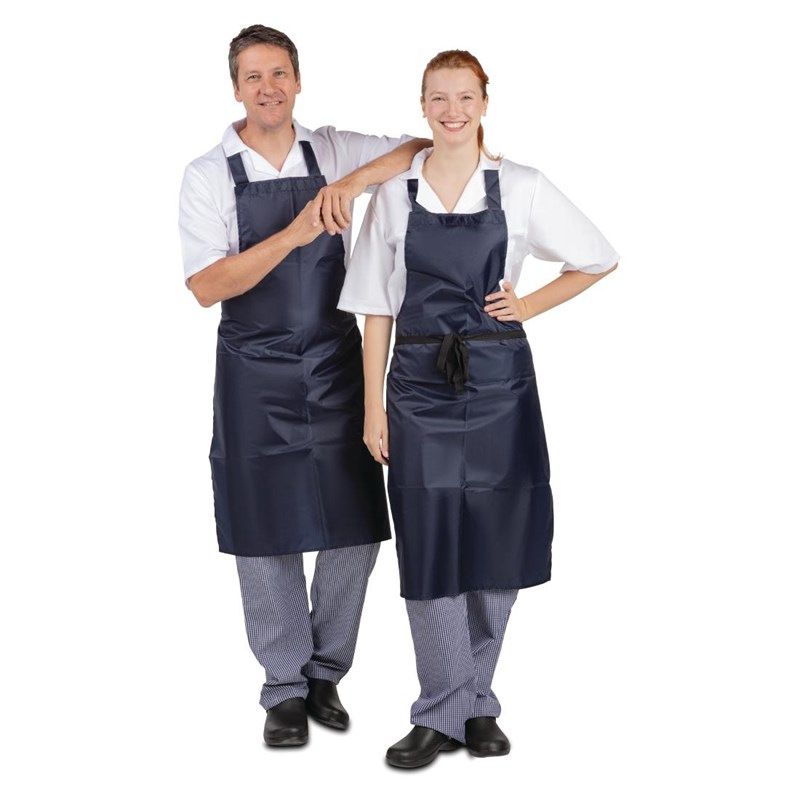 Whites waterdicht schort blauw