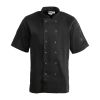 Whites Chefs Clothing Whites Vegas koksbuis korte mouw zwart