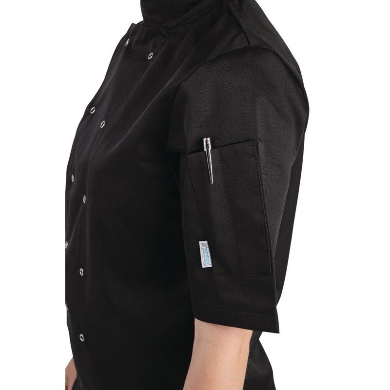 Whites Chefs Clothing Whites Vegas koksbuis korte mouw zwart