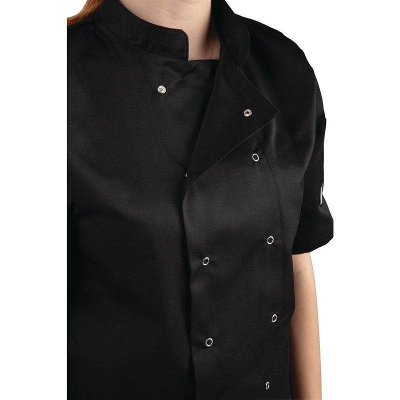 Whites Chefs Clothing Whites Vegas koksbuis korte mouw zwart