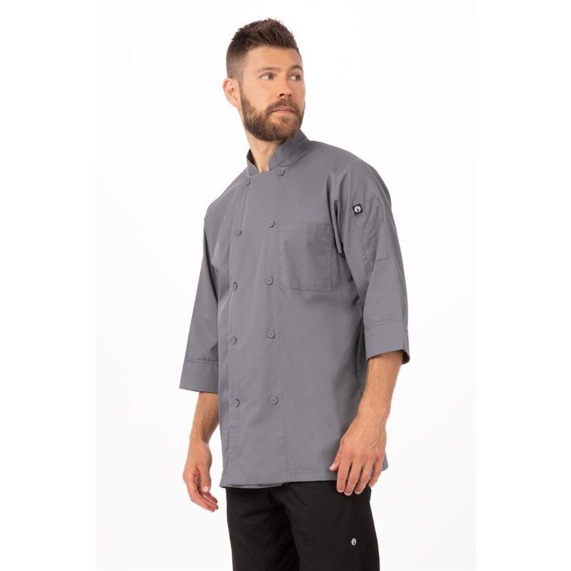 Chef Works unisex koksbuis grijs