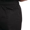 Hvide Easyfit Teflon unisex kokkebukser sorte