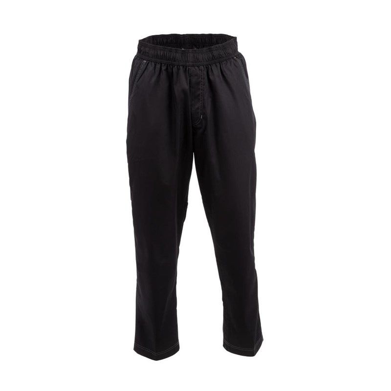 Chef Works Cool Vent uniseks baggy koksbroek zwart