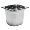 Gastro M rustfrit st&aring;l GN 1/6 beholder 15cm dyb