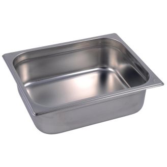 Gastro M rustfri st&aring;l GN 1/2 beholder 6,5 cm dyb