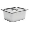 Gastro M rustfrit st&aring;l GN 1/2 beholder 15cm dyb