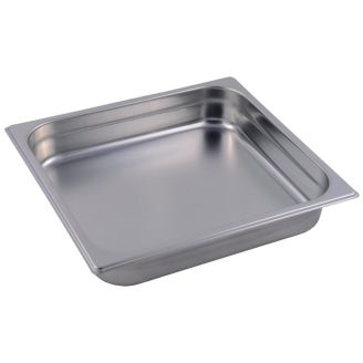 Gastro M rustfri st&aring;l GN2/3 beholder 6,5 cm dyb