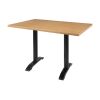 Tablero de mesa rectangular pretaladrado Bolero chapa de fresno 1100 x 700 mm