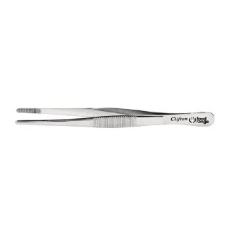 Micro pin&ccedil;a de a&ccedil;o inoxid&aacute;vel com ponta redonda 16cm