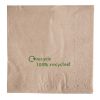 Guardanapos de papel kraft reciclado 2 dobras