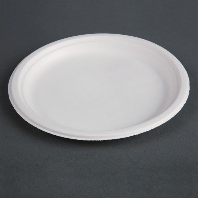 Fiesta Green komposterbare bagasse tallerkener 26cm