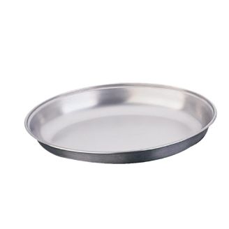 Olympia prato oval de a&ccedil;o inoxid&aacute;vel coberto 20cm