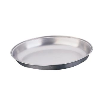 Olympia prato oval de a&ccedil;o inoxid&aacute;vel coberto 30cm