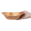 Ovale houten kom klein