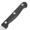 Olympia gekartelde steakmessen met zwart heft 21,5cm