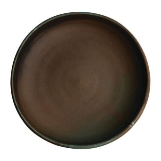 Pratos Olympia Canvas deep coupe verde escuro 23cm