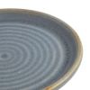 Pratos redondos Olympia Canvas com aro estreito granito azul 18cm