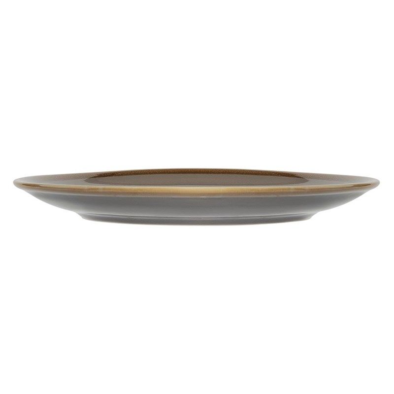 Olympia Kiln runde coupe plader gr&aring; 23cm