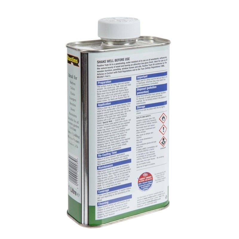 Rustins teakolie 1L