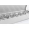 Combisteel Set-up vitrine tampa de a&ccedil;o inoxid&aacute;vel 1/4 GN x 6
