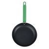 Hygiplas Aluminium Antiaanbak Koekenpan met Groene Handgreep 24cm