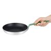 Hygiplas Aluminium Antiaanbak Koekenpan met Groene Handgreep 24cm