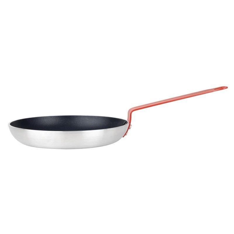 Po&ecirc;le antiadh&eacute;sive Hygiplas T&eacute;flon Platinum avec manche rouge 28 cm