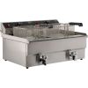 Fritadeira el&eacute;trica de mesa Combisteel 2x 10 litros