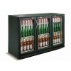 Combisteel Bar cooler black 3 doors 298 liters