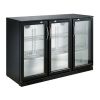 Combisteel Bar cooler black 3 doors 298 liters