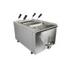 Cuiseur &agrave; p&acirc;tes Combisteel avec 2 paniers - 23 litres