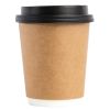 Coperchio nero Fiesta per tazze da caff&egrave; - 225 ml (50 pezzi)