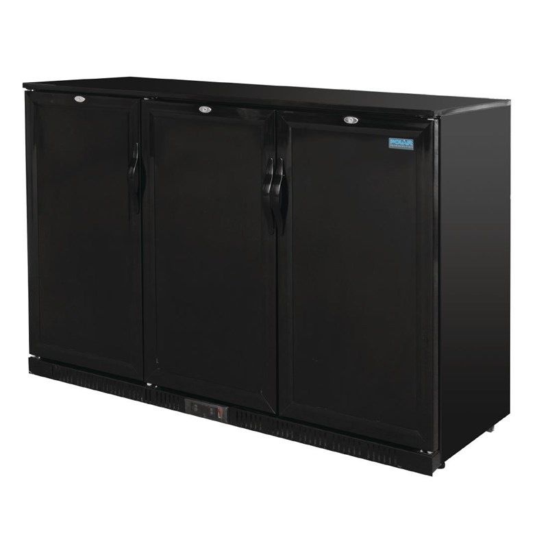 Polar G 系列 900 毫米冰柜三门 330L 黑色 GL017